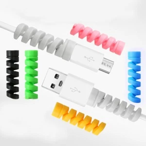 TPR Datenkabel Schutzhülle Anti-Biegen Spiral wickel gerät Kabels ch neider - Photo 1/12