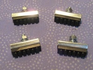 Vintage Bicycle Retro Schwinn Cruiser Brake Pads in Black Set of 4 - New Stock - Picture 1 of 4