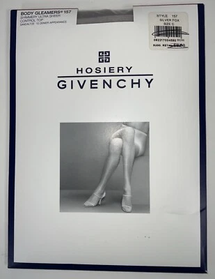Nuevo en Paquete Medias Givenchy Body Brillantes Control Brillante Top Pantimedias Zorro Plateado - C Foto 1 de 4