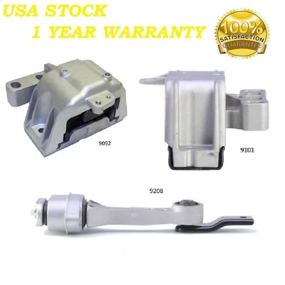 3 PIEZAS MONTAJE MOTOR Y TRANSMISIÓN APTO PARA VOLKSWAGEN GOLF 1999-2003 1,9 L DIÉSEL Y 2,0 L Foto 1 de 4