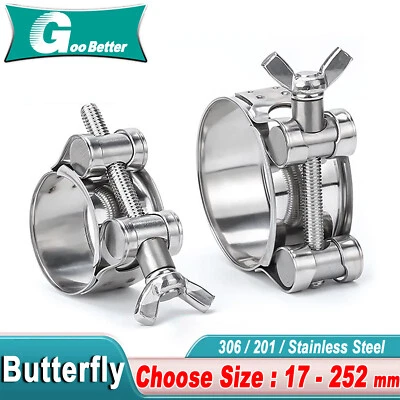 Hose Clips Pipe Clamps Worm drive Mikalors Kale A2 Stainless Steel 17mm-252mm - Image 1 of 4