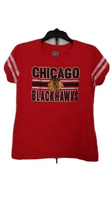 Chicago Blackhawks tshirt. Girls size 12 - Image 1 of 3
