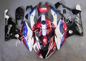 Candy Red Black White Blue ABS Injection Fairing Kit for BMW S1000RR 2015 2016 - Picture 1 of 9