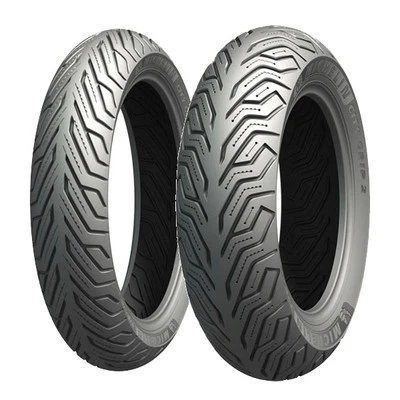 PAAR MOTORRADREIFEN MICHELIN 100/80-10 53L + 120/70-10 54L CITY GRIP 2 - Bild 1 von 4