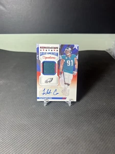 2022 ROOKIES AND STARS GREAT AMERICAN SIGNATURES FLETCHER COX PATCH AUTO /99  - Picture 1 of 7