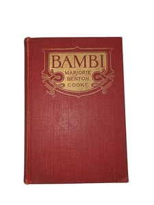 Bambi by Marjorie Benton Cooke 1914 Phillips Publishing - Red HC First Edition - Picture 1 of 17
