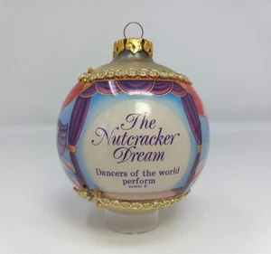 Cascanueces Sueño Vidrio Adorno Escena 9 Navidad Repuesto De Colección Años 90 3.5" - Imagen 1 de 8