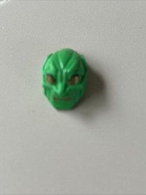 LEGO Spiderman - Green Goblin Mask with Gold Eyes and Teeth spd006 4852, 4851
