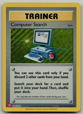 Computer Search (CLC) Classic Collection Trading Card Game Classic 020/034 NM - Image 1 of 2