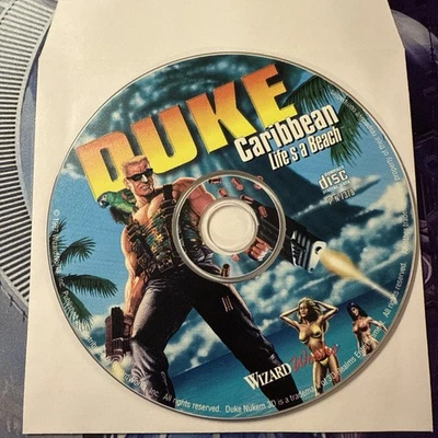 Duke Nukem Caribbean PC CD-ROM Life's a Beach DISC ONLY - GREAT SHAPE! - Image 1 of 2
