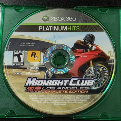 Midnight Club: Los Angeles Complete Edition - Xbox 360 Disc Only Tested - Image 1 of 4