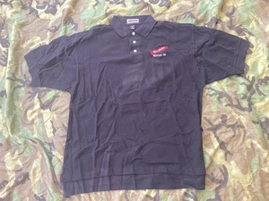 Men's Red Stripe Beer Jamaica SEATTLE WA Golf Polo Black Short Sleeve Shirt XL - Picture 1 of 3