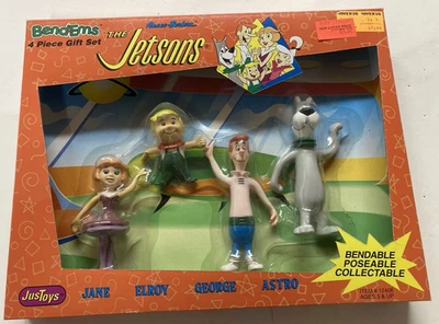 Boneco de ação Jetsons Bend Ems conjunto de presente 1992 Justoys Hanna-Barbera - Imagem 1 de 4