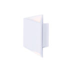 ET2 E41373-WT Alumilux Sconce 2-Light 7" Wide White Outdoor Wall Sconce