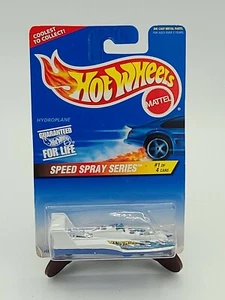 1996 Hot Wheels Speed Spray Series High-Speed Sea Jet #549 White Blue - Picture 1 of 3