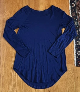LULULEMON LOCARNO LANGARMSHIRT TIEF INDIGOBLAU YOGA TANZ LAUFEN FITNESSSTUDIO Gr. 6 - Bild 1 von 3