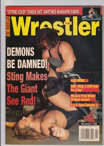 The Wrestler Magazine November 1998 Wrestling Sting Giant Chavo Guerrero - Imagen 1 de 10