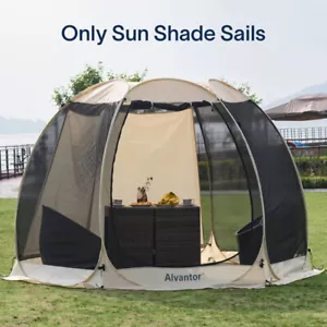 Vela Parasole e Pavimento in PE Luci Stringa LED per Tenda Schermo Esterno Tenda a Bolle - Foto 1 di 45
