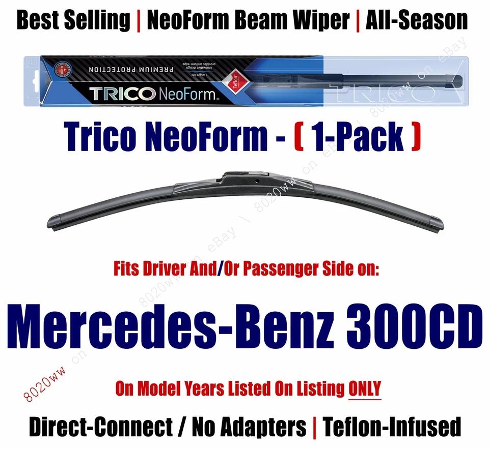 Super Premium NeoForm стеклоочиститель лезвие (кол-во 1) подходит 1978-85 Mercedes-Benz 300CD 16200 - Изображение 1 из 1