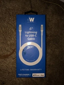 usb-c cable 6ft - Zdjęcie 1 z 2