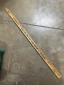 Rare 1967 Chevy VTG Dealer Wood Yardstick Rueseler Chevrolet Cape Girardeau - Picture 1 of 4