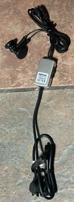 Original Nokia HS-23 Black/Silver 🎧Head phones - (New) Without Original Box - Image 1 of 4