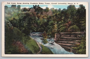 Postal de colección Universidad de Cornell Ithaca Nueva York 1930 publicada - Imagen 1 de 2