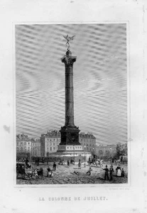 PARIS ANCIEN & HISTORIQUE / LA COLONNE DE JUILLET - Imagen 1 de 1