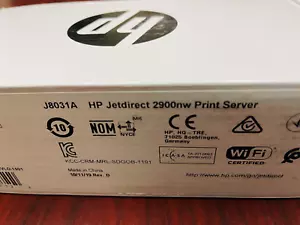 J8031A HP Jetdirect 2900nw Print Server: - Picture 1 of 3