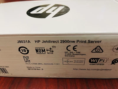 J8031A HP Jetdirect 2900nw Print Server: - Image 1 of 3