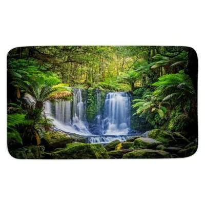 Dschungel Wasserfall Badteppich Badvorleger Badematte Duschvorlage Bad Teppich - Bild 1 von 4