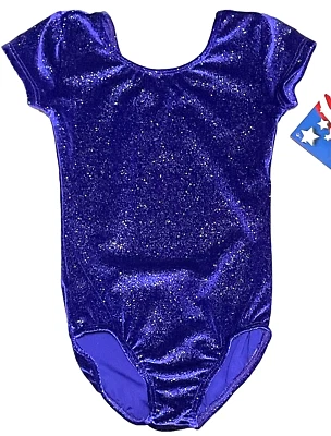 Body Motionwear Leotardo Manga Corta Terciopelo Brillo Body Nuevo Niña 5 6 7 Foto 1 de 4