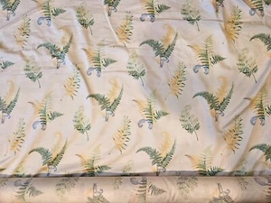 Thibaut Fabric Woodland F92455 Fabric Blue, Yellow and Green Ferns - Picture 1 of 10