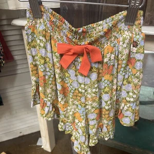 Matilda Jane 435 Girls Floral Shorts Fun Festival Ruffle Girls Size 8 NWT - Picture 1 of 4