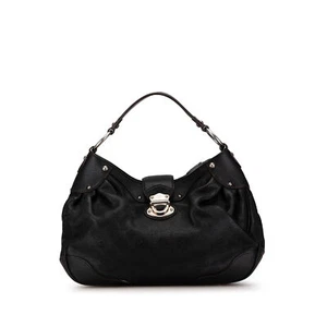Authenticated Louis Vuitton Monogram Mahina Solar PM Black - Picture 1 of 9