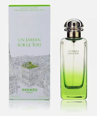 Un Jardín Sur Le Toit por Hermes 3,3 OZ eau de toilette en spray EDT para mujer nuevo Foto 1 de 3