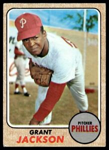 1968 Topps Grant Jackson Philadelphia Phillies #512