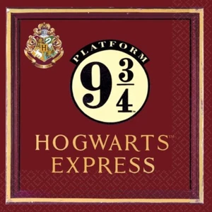 Harry Potter Party Napkins 16pk Hogwarts Express - Harry Potter Party Supplies - Picture 1 of 2