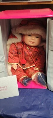 Muñeca de resina de 19 pulgadas "Shao Pang" de Marie Osmond "EXTREMADAMENTE RARA" #904 de 3000 Foto 1 de 3