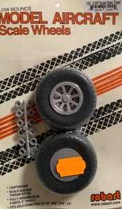 3/4" Scale diamond tread aircraft wheels 132 ROBART - Bild 1 von 1