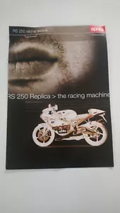 Aprilia RS 250 racing replica Prospekt 6 Seiten - Picture 1 of 2
