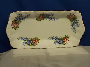 ROYAL STANDARD "FORGET ME NOT" 12" RECTANGULAR DISH - Picture 1 of 5