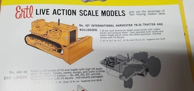Ertl International TD 25 Bulldozer Casting 1966 - Image 1 of 4