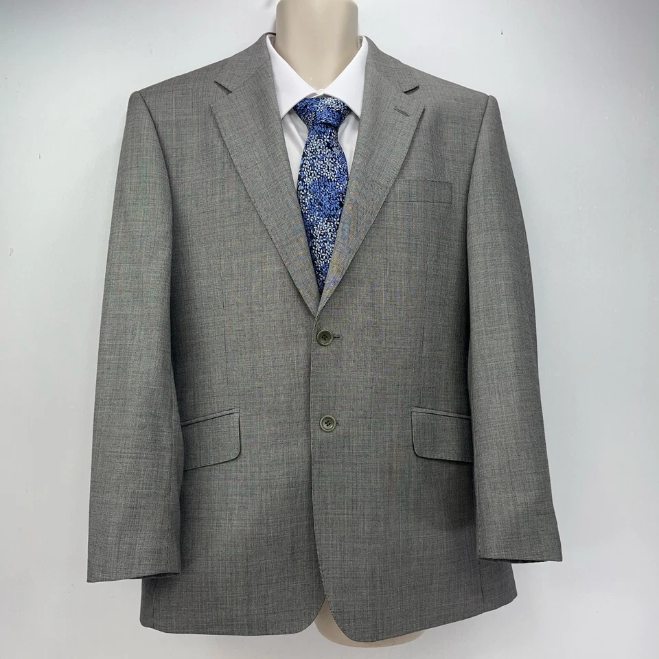 Chester Barrie куртка Blazer Великобритании 40-х серый Savile Row London шерсти - Изображение 1 из 4