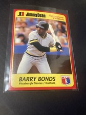 1991 Jimmy Dean Signature Edition- #4 Of 25 Barry Bonds