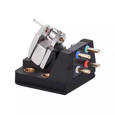 Moving Coil MC Cartridge hifi super elliptical diamond stylus solid woodGV - image 1 of 4