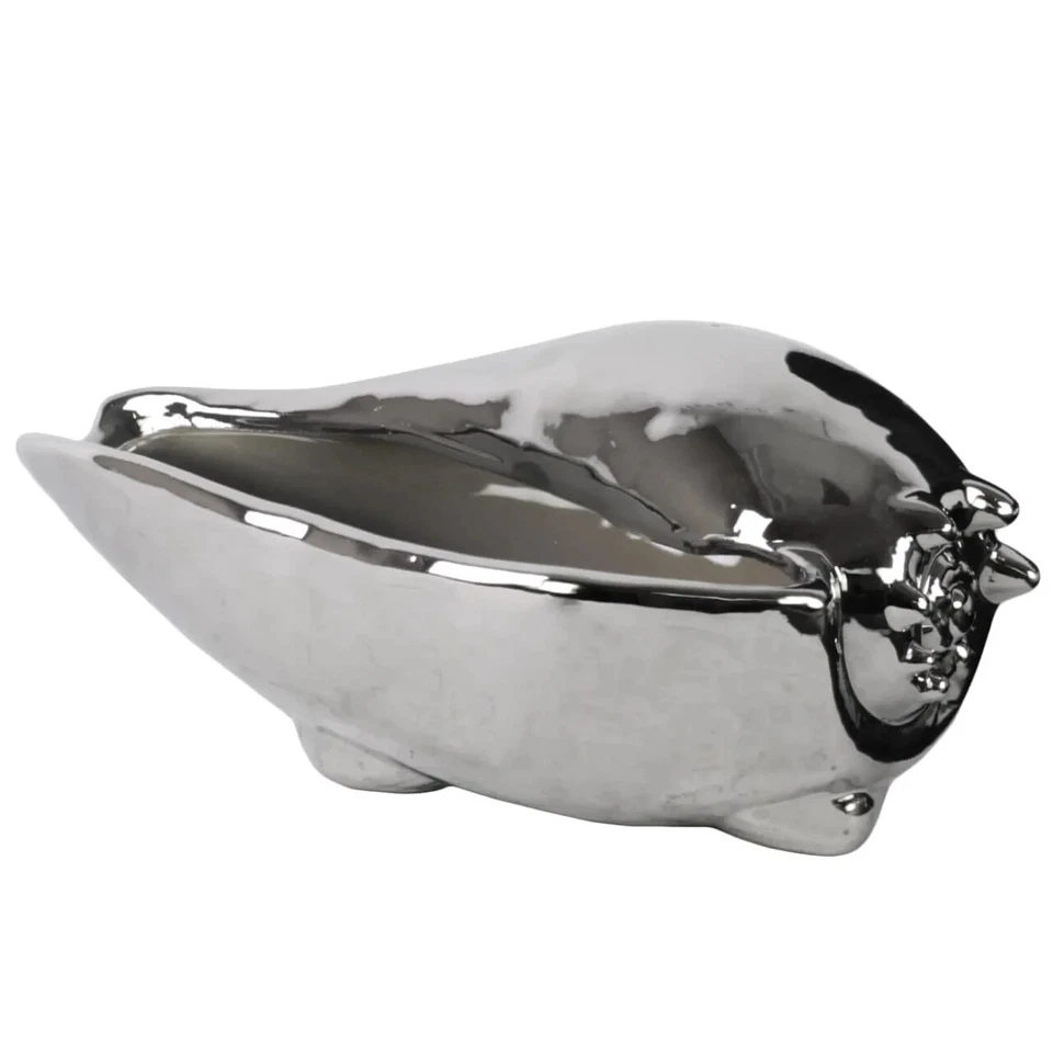 UTC34705 Ceramic Conch Seashell Sculpture - Image 1 of 1