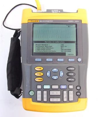 Fluke 196 100MHz 1GS/s Digital Oscilloscope Scopemeter Multimeter - Image 1 of 4