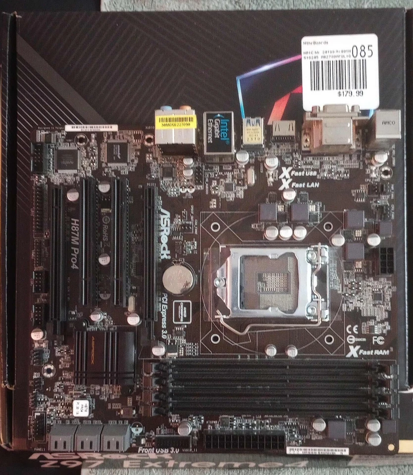 PLACA MADRE ASROCK H87M PRO4 LGA1150 Foto 1 de 1