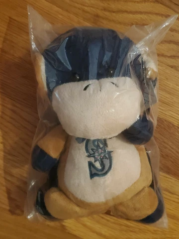 Seattle Mariners MLB FOCO Monkey Superhero Mascot Baseball Team Plush Figure Toy Cover